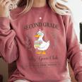 Second Grade Silly Goose Club For Teacher Or Student Comfort Colors Sweatshirt Crimson Second Grade Silly Goose Club For Teacher Or Student Comfort Colors Sweatshirt Crimson