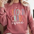 Second Grade Squad 2nd Grade Teacher Women Back To School Comfort Colors Sweatshirt Crimson Second Grade Squad 2nd Grade Teacher Women Back To School Comfort Colors Sweatshirt Crimson
