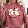 Silly Goose Spooky Teacher Halloween Cute Goosebumps Comfort Colors Sweatshirt Crimson Silly Goose Spooky Teacher Halloween Cute Goosebumps Comfort Colors Sweatshirt Crimson