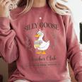 Silly Goose Teacher Club Comfort Colors Sweatshirt Crimson Silly Goose Teacher Club Comfort Colors Sweatshirt Crimson