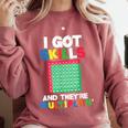 I Got Skills They'Re Multiplying Shirt Math Teacher Comfort Colors Sweatshirt Crimson