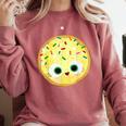 The Smart Cookie Good Egg Teacher Halloween Costume Food Comfort Colors Sweatshirt Crimson The Smart Cookie Good Egg Teacher Halloween Costume Food Comfort Colors Sweatshirt Crimson