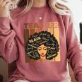 Smart Teacher Afro Girl Melanin African American Wowen Comfort Colors Sweatshirt Crimson Smart Teacher Afro Girl Melanin African American Wowen Comfort Colors Sweatshirt Crimson
