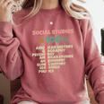 Social Studies Is Relevant History Teacher History Buff Comfort Colors Sweatshirt Crimson Social Studies Is Relevant History Teacher History Buff Comfort Colors Sweatshirt Crimson