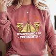 Social Studies Teacher World History Teacher Men Women Comfort Colors Sweatshirt Crimson