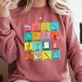 Spanish Teacher Back To School Maestra Dual Language Crew Comfort Colors Sweatshirt Crimson Spanish Teacher Back To School Maestra Dual Language Crew Comfort Colors Sweatshirt Crimson