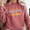 Spanish Teacher Dual Language Bilingual Teacher Cute Preppy Comfort Colors Sweatshirt Crimson
