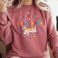 Special Area Squad Team Be Kind School Special Area Teacher Men Women Kids Comfort Colors Sweatshirt Crimson