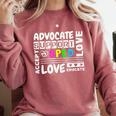 Special Education Advocate Love Support SPED Teacher Comfort Colors Sweatshirt Crimson Special Education Advocate Love Support SPED Teacher Comfort Colors Sweatshirt Crimson