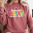 Special Education Dream Team Back To School SPED Teacher Comfort Colors Sweatshirt Crimson Special Education Dream Team Back To School SPED Teacher Comfort Colors Sweatshirt Crimson