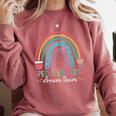 Special Education Dream Team Rainbow SPED Teacher Autism Comfort Colors Sweatshirt Crimson Special Education Dream Team Rainbow SPED Teacher Autism Comfort Colors Sweatshirt Crimson