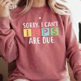 Special Education Teacher SPED Sorry I Can't IEPS Are Due Comfort Colors Sweatshirt Crimson Special Education Teacher SPED Sorry I Can't IEPS Are Due Comfort Colors Sweatshirt Crimson