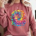 Special Education Teacher Sped Squad SPED Teacher Tie Dye Comfort Colors Sweatshirt Crimson