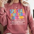 Special Education Team Definition Retro Ed Team Crew Teacher Comfort Colors Sweatshirt Crimson Special Education Team Definition Retro Ed Team Crew Teacher Comfort Colors Sweatshirt Crimson