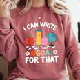 Special Education i Can Write a Goal For That Sped Teacher Comfort Colors Sweatshirt Crimson