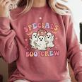 Specials Boo Crew Art Music Pe Tech Teacher Ghost Halloween Comfort Colors Sweatshirt Crimson