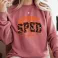 Sped Squad Team Special Education Teacher Halloween Comfort Colors Sweatshirt Crimson Sped Squad Team Special Education Teacher Halloween Comfort Colors Sweatshirt Crimson