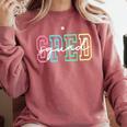 SPED Squad Team SPED Teacher Special Education Teacher Comfort Colors Sweatshirt Crimson SPED Squad Team SPED Teacher Special Education Teacher Comfort Colors Sweatshirt Crimson