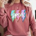 SPED Teacher Squad Lightning Bolt Special Education Comfort Colors Sweatshirt Crimson SPED Teacher Squad Lightning Bolt Special Education Comfort Colors Sweatshirt Crimson