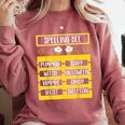 Spelling Bee Halloween Teachers Bee Spelling Competition Comfort Colors Sweatshirt Crimson