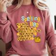 Spelling Bee Kind Positive Kindness Women Teacher Comfort Colors Sweatshirt Crimson Spelling Bee Kind Positive Kindness Women Teacher Comfort Colors Sweatshirt Crimson