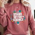 Stand Up For Science STEM Advocacy Pro Scientific Teacher Comfort Colors Sweatshirt Crimson Stand Up For Science STEM Advocacy Pro Scientific Teacher Comfort Colors Sweatshirt Crimson