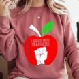 I Stand With Teachers Tshirt Comfort Colors Sweatshirt Crimson I Stand With Teachers Tshirt Comfort Colors Sweatshirt Crimson