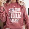 Straight Outta Energy Teacher Life Back To School Teacher Comfort Colors Sweatshirt Crimson Straight Outta Energy Teacher Life Back To School Teacher Comfort Colors Sweatshirt Crimson