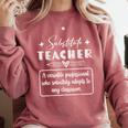 Substitute Teacher Definition Comfort Colors Sweatshirt Crimson Substitute Teacher Definition Comfort Colors Sweatshirt Crimson
