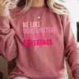 Be Like Subtraction And Make A Difference Math Teacher Comfort Colors Sweatshirt Crimson