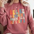 Be Like Subtraction And Make A Difference Math Teacher Women Comfort Colors Sweatshirt Crimson Be Like Subtraction And Make A Difference Math Teacher Women Comfort Colors Sweatshirt Crimson