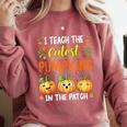I Teach The Cutest Pumpkins Halloween Teacher Comfort Colors Sweatshirt Crimson I Teach The Cutest Pumpkins Halloween Teacher Comfort Colors Sweatshirt Crimson