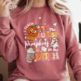 I Teach The Cutest Pumpkins In The Patch Halloween Teacher Comfort Colors Sweatshirt Crimson I Teach The Cutest Pumpkins In The Patch Halloween Teacher Comfort Colors Sweatshirt Crimson