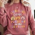 I Teach The Cutest Pumpkins In The TK Patch TK Teacher Fall Comfort Colors Sweatshirt Crimson I Teach The Cutest Pumpkins In The TK Patch TK Teacher Fall Comfort Colors Sweatshirt Crimson