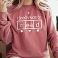 I Teach Kids To Read Teacher Science Of Reading Women Men Comfort Colors Sweatshirt Crimson