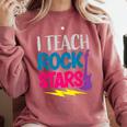I Teach Rockstars Tee Orchestra Music Teacher Back To School Comfort Colors Sweatshirt Crimson I Teach Rockstars Tee Orchestra Music Teacher Back To School Comfort Colors Sweatshirt Crimson