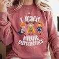 I Teach Superheroes Cute Back To School Teacher Comfort Colors Sweatshirt Crimson I Teach Superheroes Cute Back To School Teacher Comfort Colors Sweatshirt Crimson