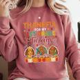 Teach Thanksgiving Teacher Thankful For My 1st Grade Turkeys Comfort Colors Sweatshirt Crimson Teach Thanksgiving Teacher Thankful For My 1st Grade Turkeys Comfort Colors Sweatshirt Crimson
