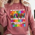 Teacher We Are Like A Box Of Crayons Back To School Comfort Colors Sweatshirt Crimson Teacher We Are Like A Box Of Crayons Back To School Comfort Colors Sweatshirt Crimson