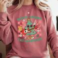 Teacher Christmas Rockin' Around The Classroom Men Women Kids Comfort Colors Sweatshirt Crimson Teacher Christmas Rockin' Around The Classroom Men Women Kids Comfort Colors Sweatshirt Crimson