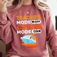 Teacher Cruise Shirt Cruise Mode Men Women Comfort Colors Sweatshirt Crimson Teacher Cruise Shirt Cruise Mode Men Women Comfort Colors Sweatshirt Crimson
