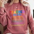 Teacher Definition Teaching School Teacher Comfort Colors Sweatshirt Crimson Teacher Definition Teaching School Teacher Comfort Colors Sweatshirt Crimson
