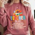 Teacher Definition Teaching School Teacher Men Women Comfort Colors Sweatshirt Crimson