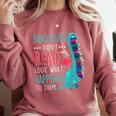 Teacher Dinosaurs Didnt Read Look What Happened Book Reading Comfort Colors Sweatshirt Crimson