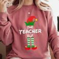 The Teacher Elf Family Matching Group Idea Christmas Comfort Colors Sweatshirt Crimson The Teacher Elf Family Matching Group Idea Christmas Comfort Colors Sweatshirt Crimson