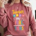Teacher Of Fractions For Math Teacher Comfort Colors Sweatshirt Crimson