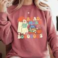 Teacher Halloween Cute Booooks Ghost Read More Books Comfort Colors Sweatshirt Crimson Teacher Halloween Cute Booooks Ghost Read More Books Comfort Colors Sweatshirt Crimson