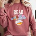 Teacher Library Read Book Club Piggie Elephant Pigeons Men Women Kids Comfort Colors Sweatshirt Crimson Teacher Library Read Book Club Piggie Elephant Pigeons Men Women Kids Comfort Colors Sweatshirt Crimson