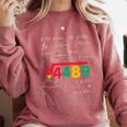 Teacher Math 67 Meme Square Root 4489 Slang Six Seven Comfort Colors Sweatshirt Crimson