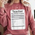 Teacher Nutrition Facts Teachers Nutritional Fact Comfort Colors Sweatshirt Crimson Teacher Nutrition Facts Teachers Nutritional Fact Comfort Colors Sweatshirt Crimson